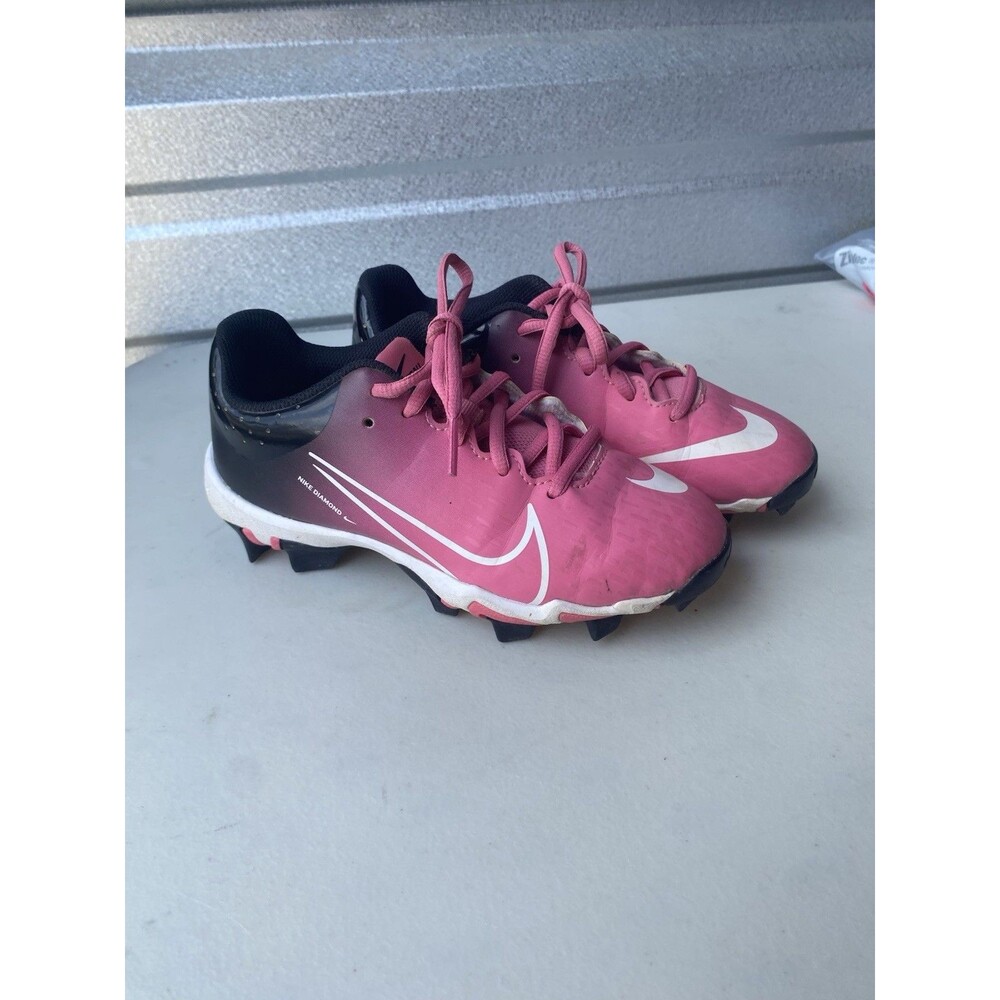 Nike HyperDiamond 4 Fastflex Youth 2.5Y Link Black Softball Cleats CZ5919-610